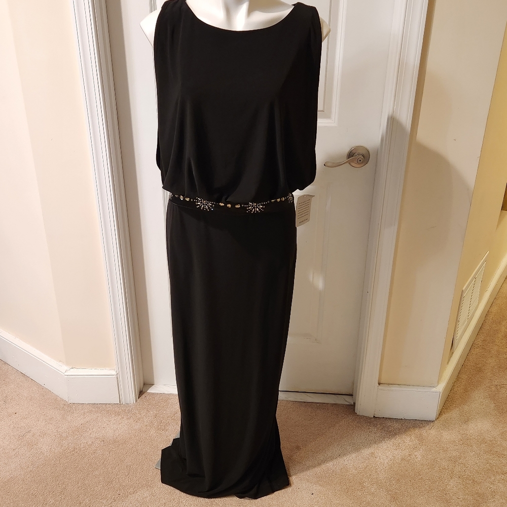 Betsy & Adam  Nordstrom New stunning black dress size 10